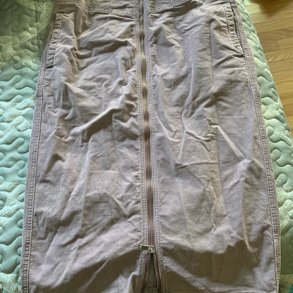 Free people Corduroy lavender skirt
